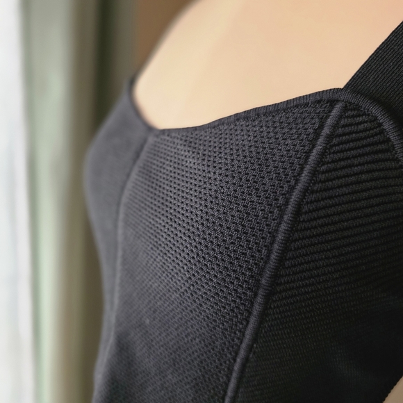 House of Harlow 1960 Black Sweater Knit Cropped Tank Top M - Picture 3 of 11